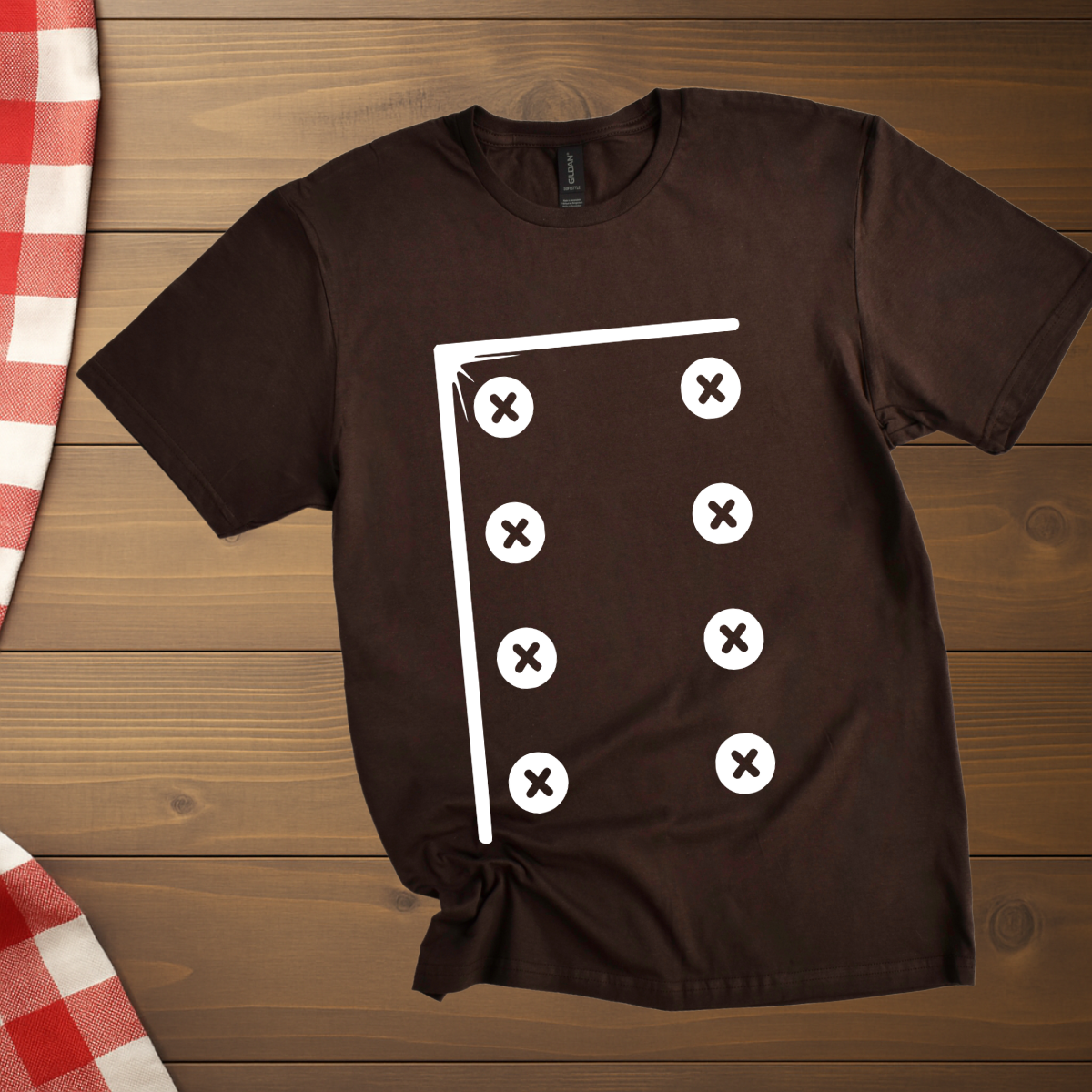 Funny Chef's Button T-Shirt