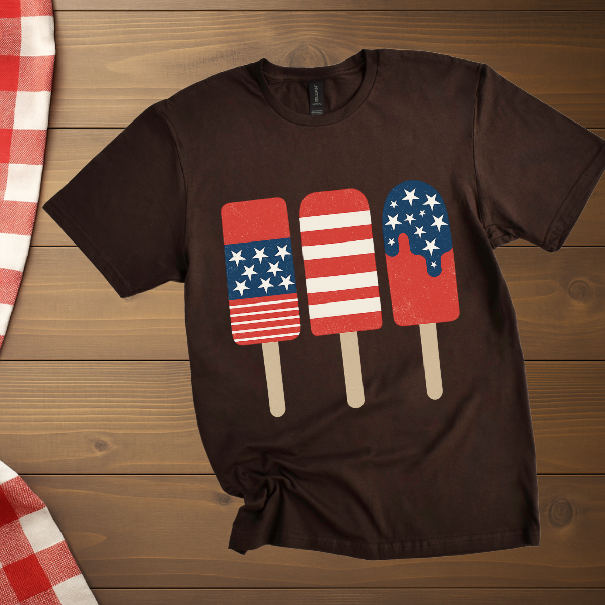 4th of July Popsicles T-Shirt