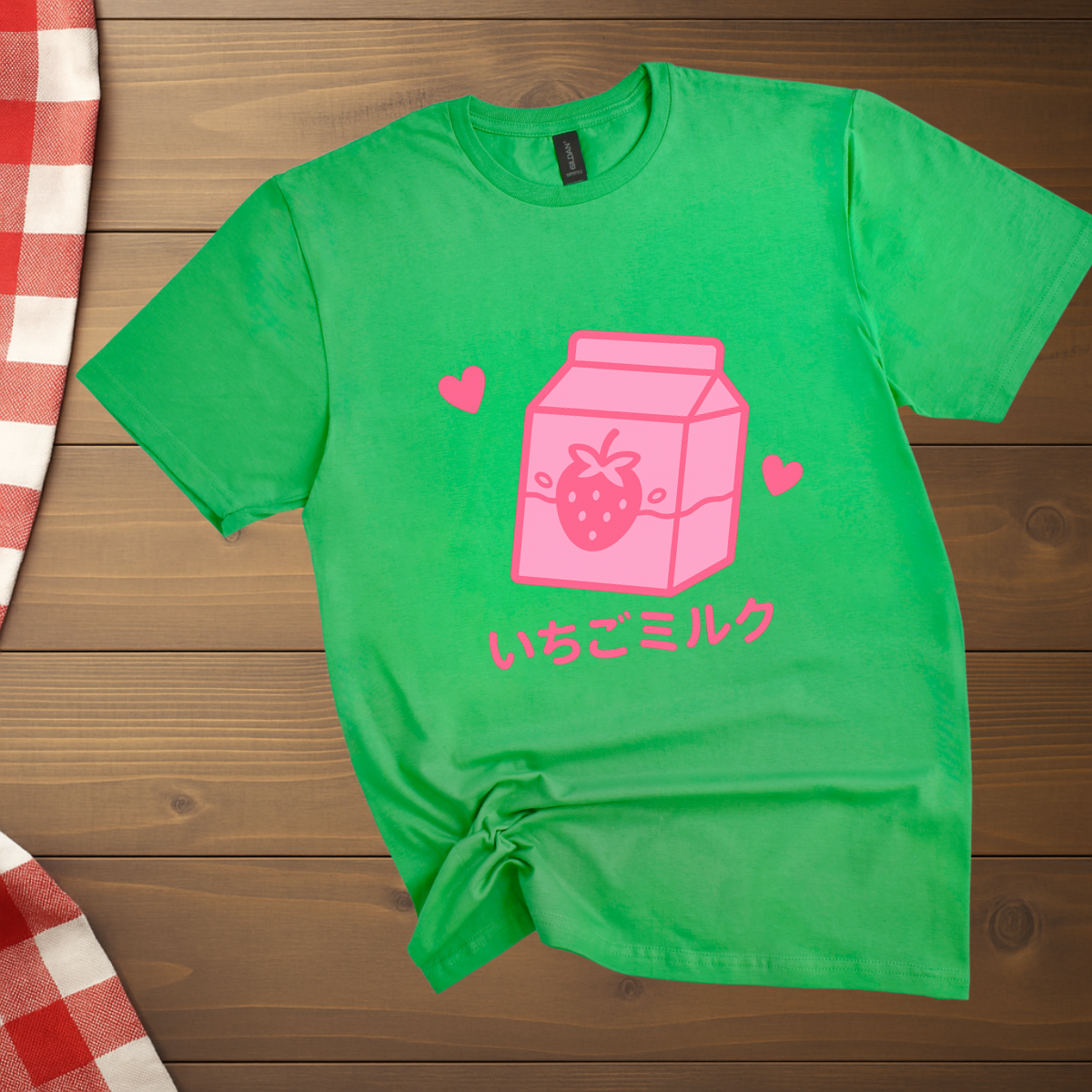 Strawberry milk Japanese themed T-Shirt