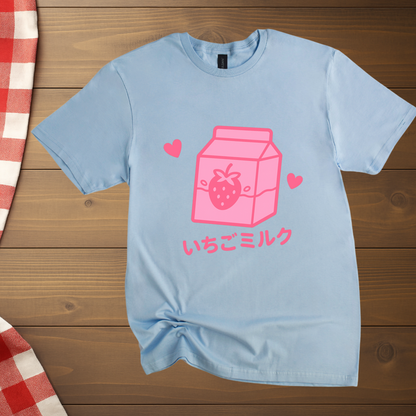 Strawberry milk Japanese themed T-Shirt