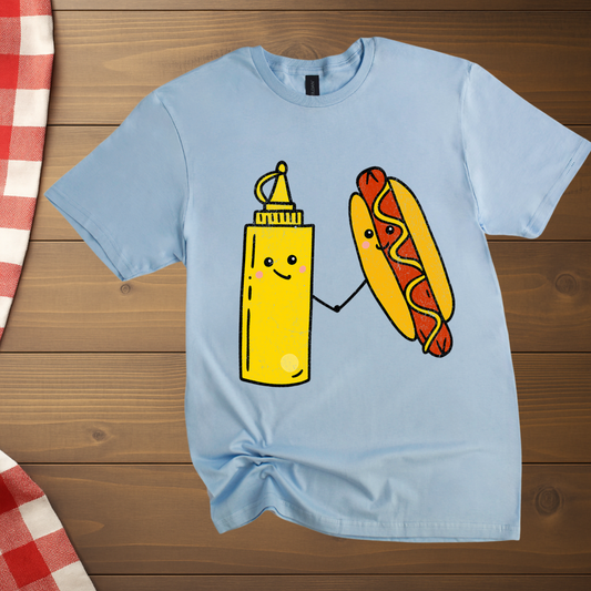 Mustard and Hotdog T-Shirt