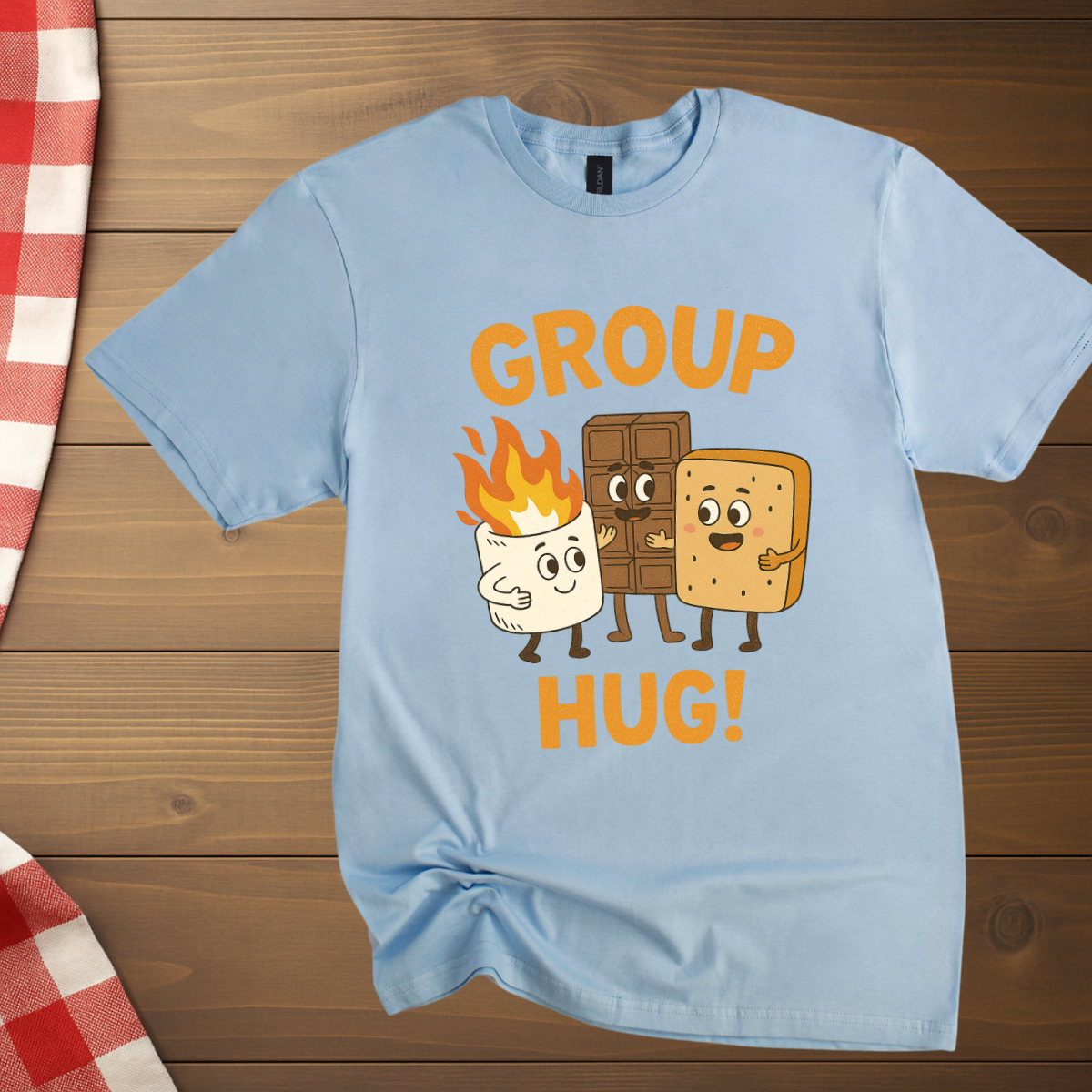 Camping Group Hug T-Shirt