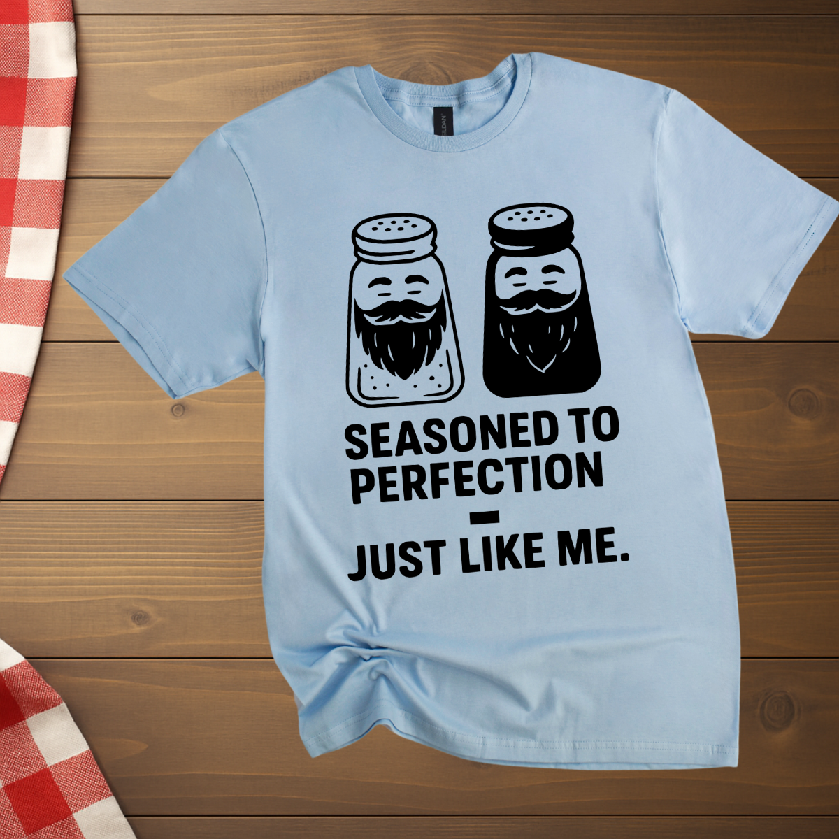 Bearded Salt and Pepper T-Shirt