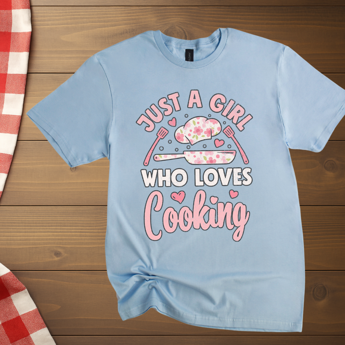 Just a Girl who loves Cooking T-Shirt