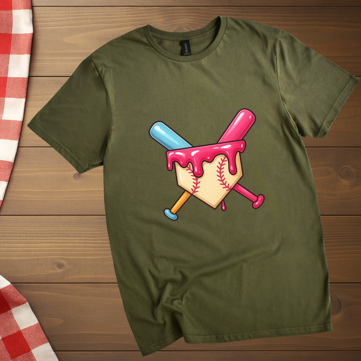 Baseball bats, melting board T-Shirt