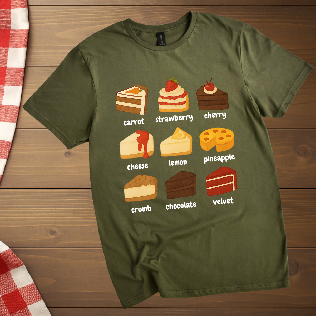 Types of Cake T-Shirt