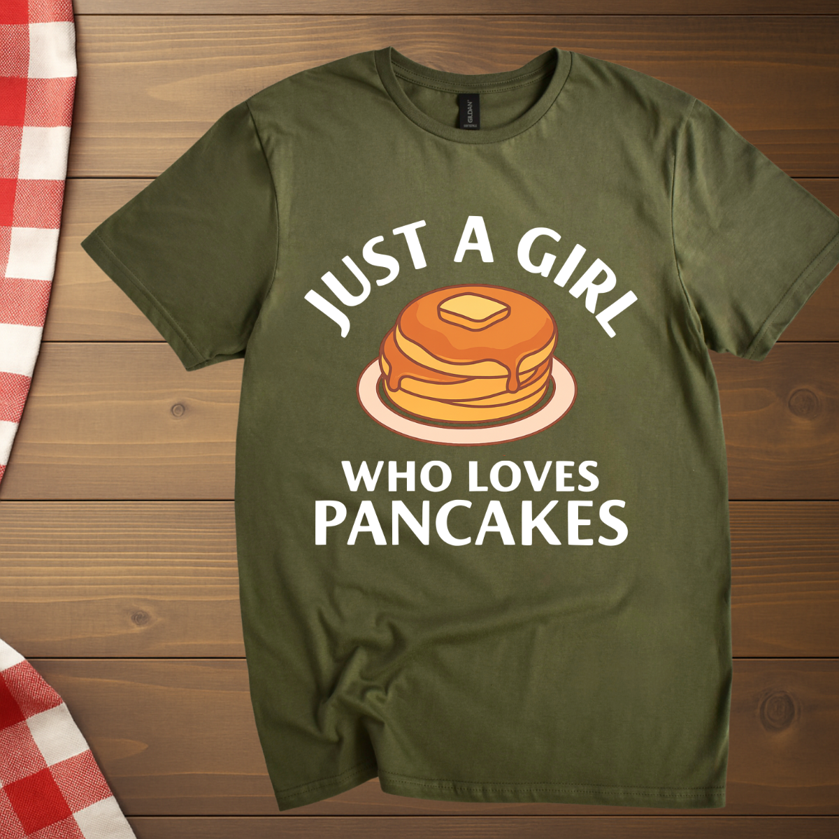 Just a Girl who loves Pancakes T-Shirt