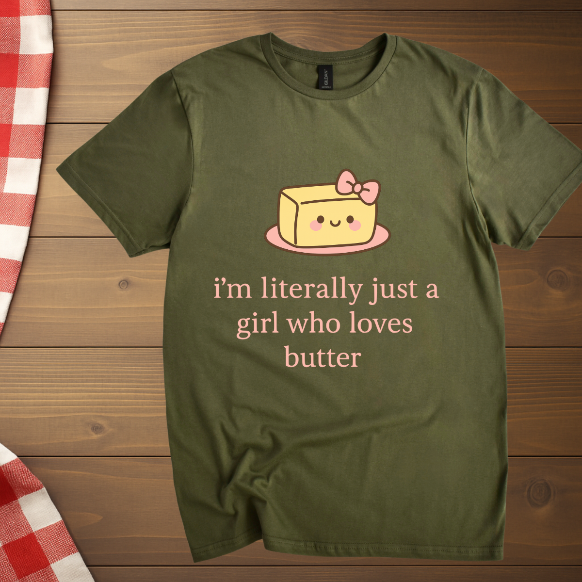 Butter Lover Girl T-Shirt