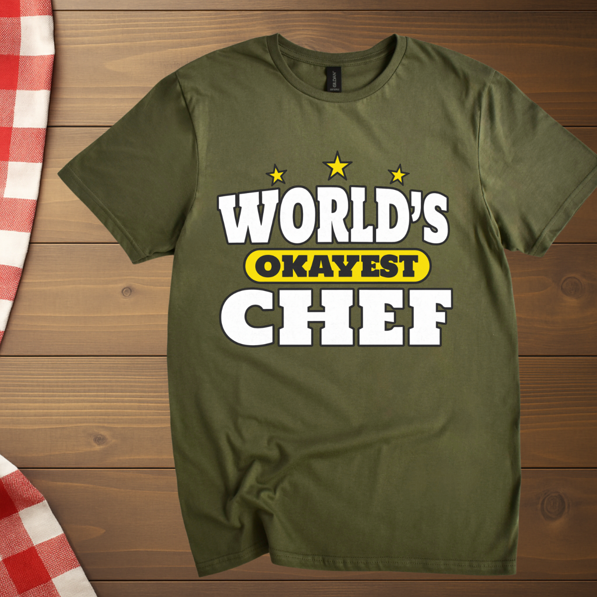 World's Okayest Chef T-Shirt