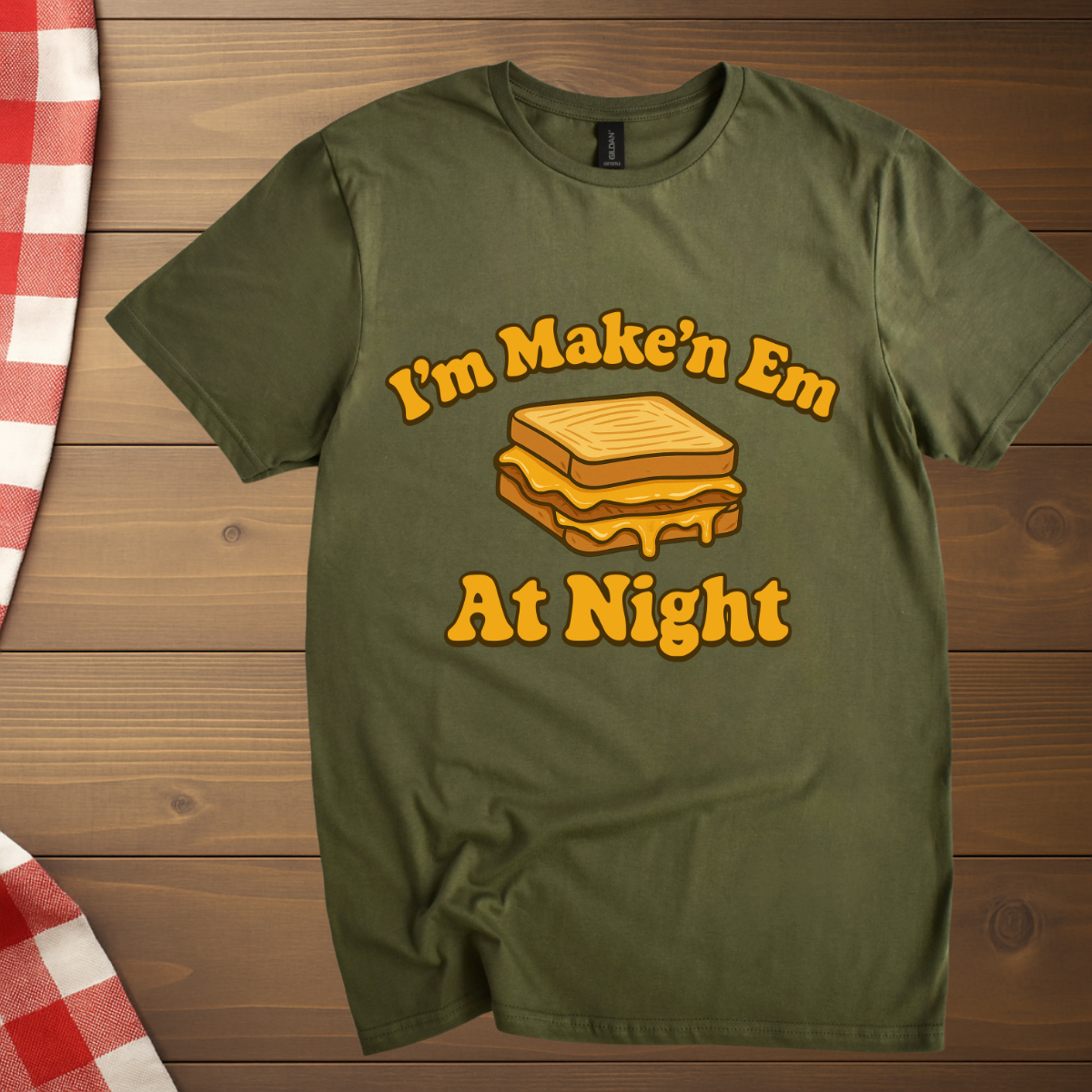 Make'n Em At Night Grilled Cheese T-Shirt