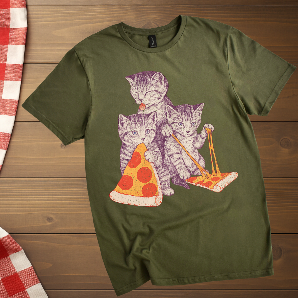 Pizza and kittens T-Shirt