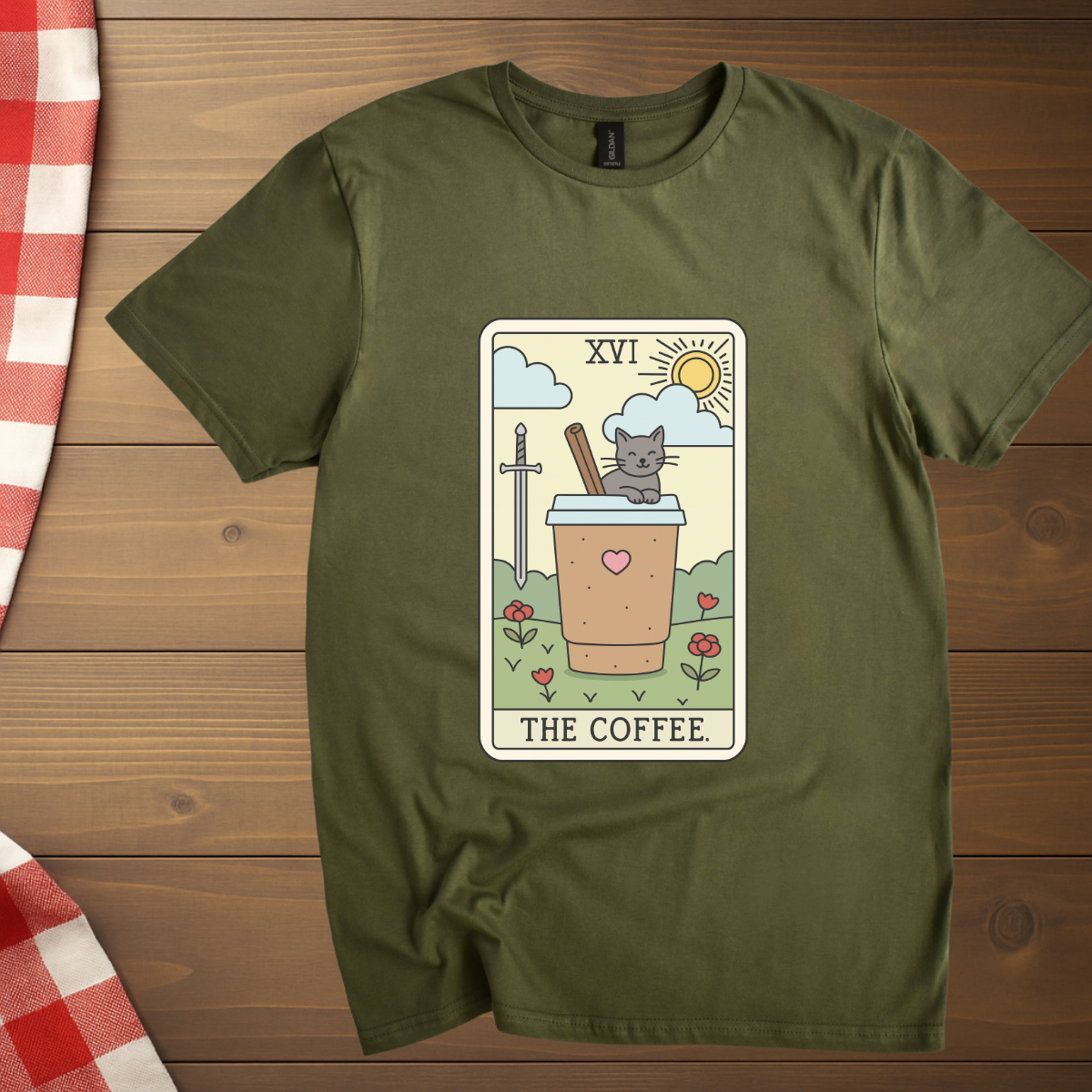 The Coffee Tarot T-Shirt