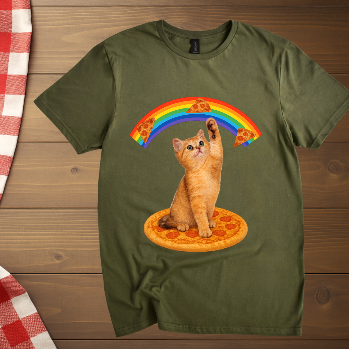 Pizza Rainbow T-Shirt