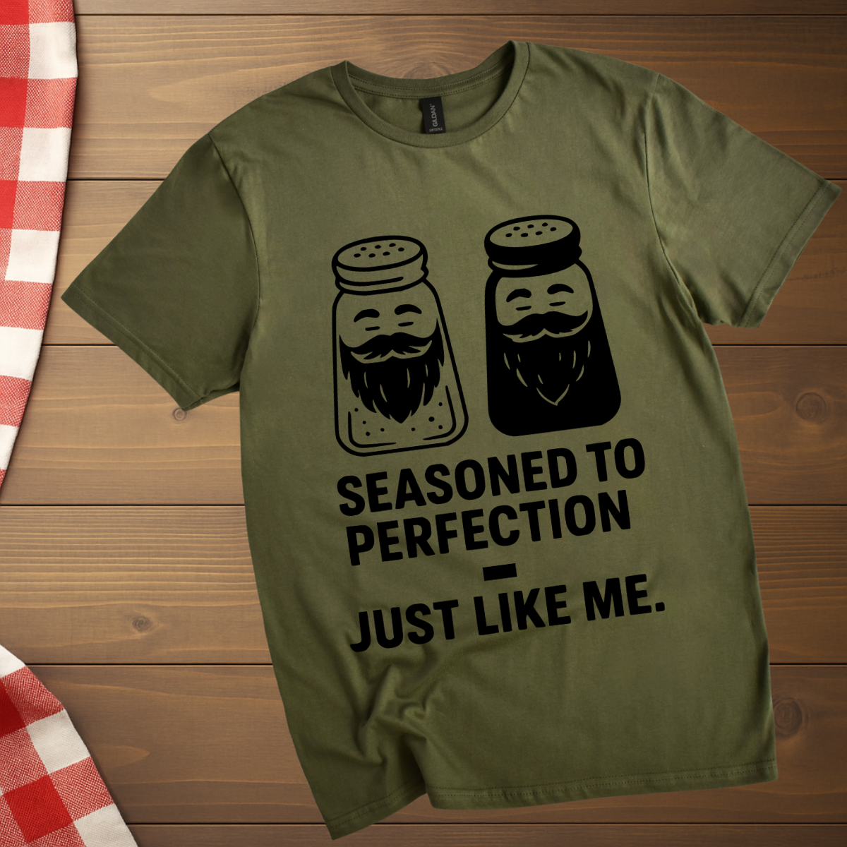 Bearded Salt and Pepper T-Shirt
