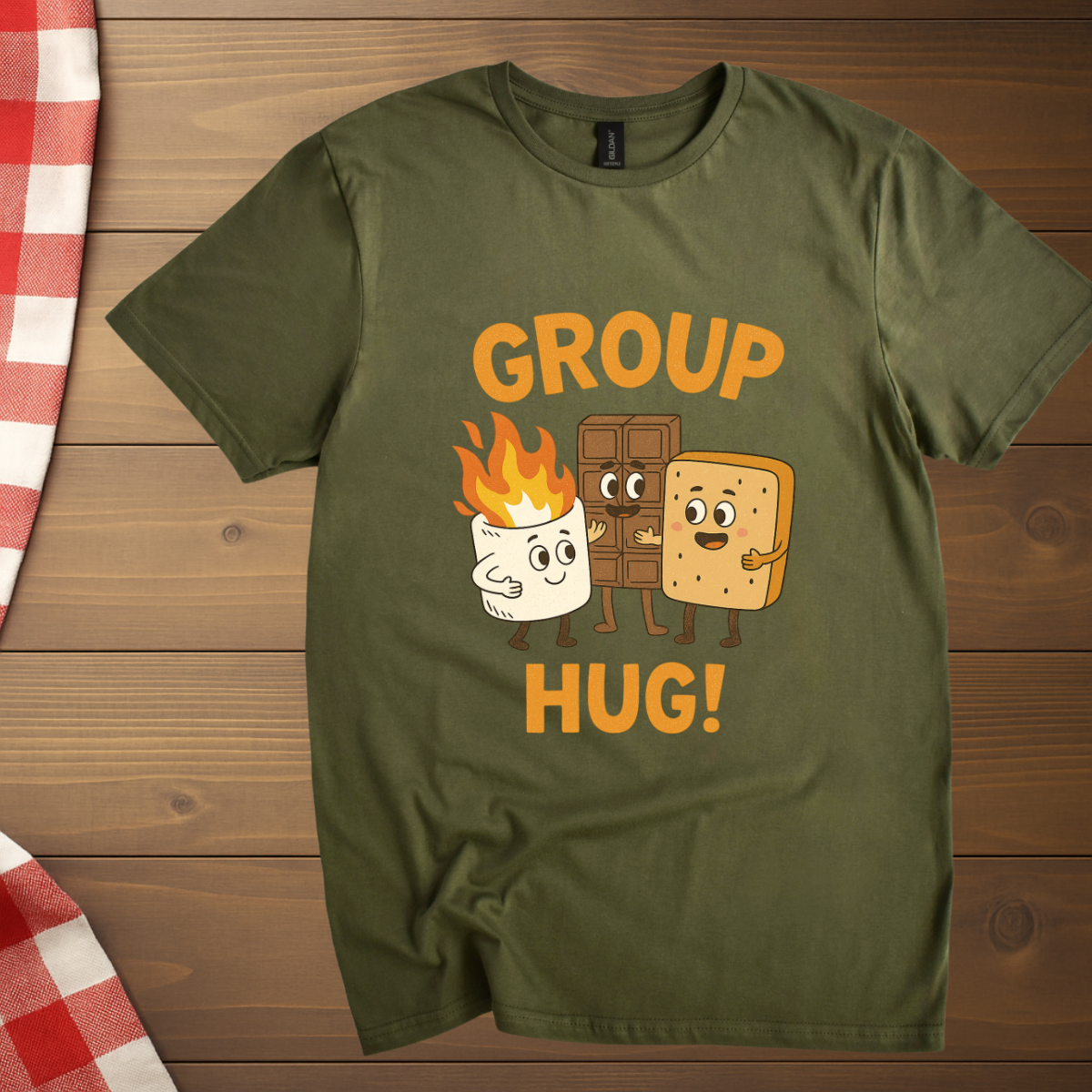Camping Group Hug T-Shirt