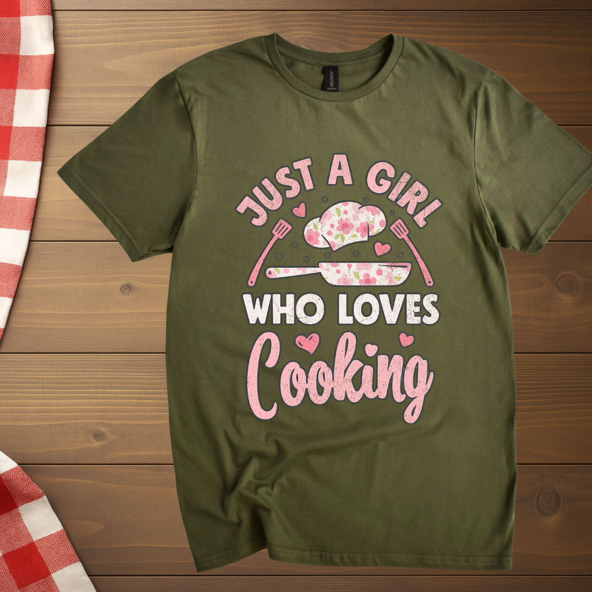 Just a Girl who loves Cooking T-Shirt