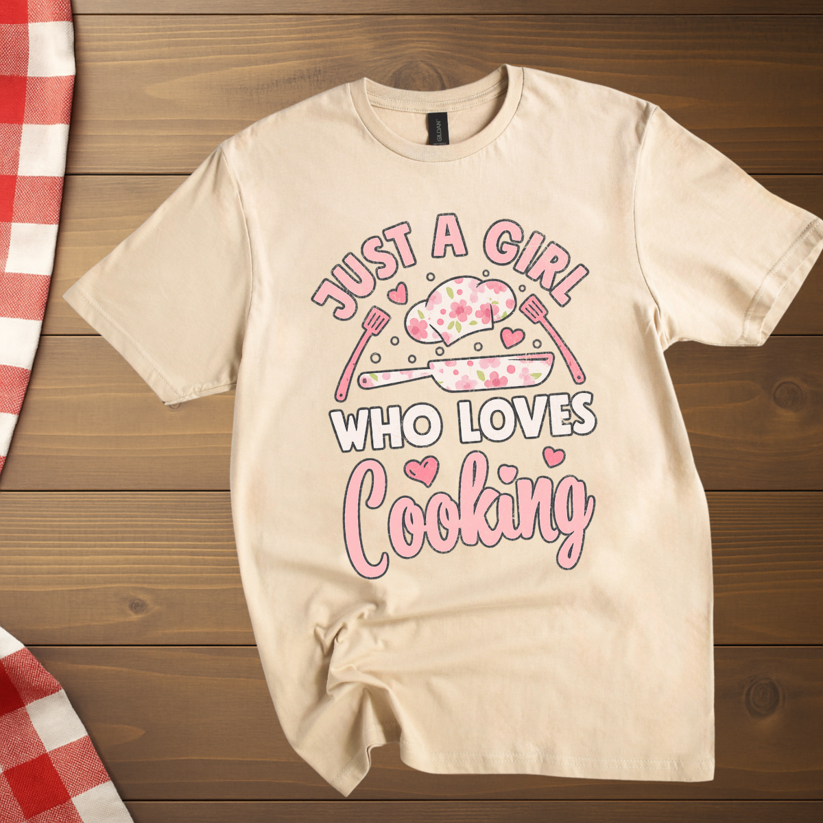 Just a Girl who loves Cooking T-Shirt