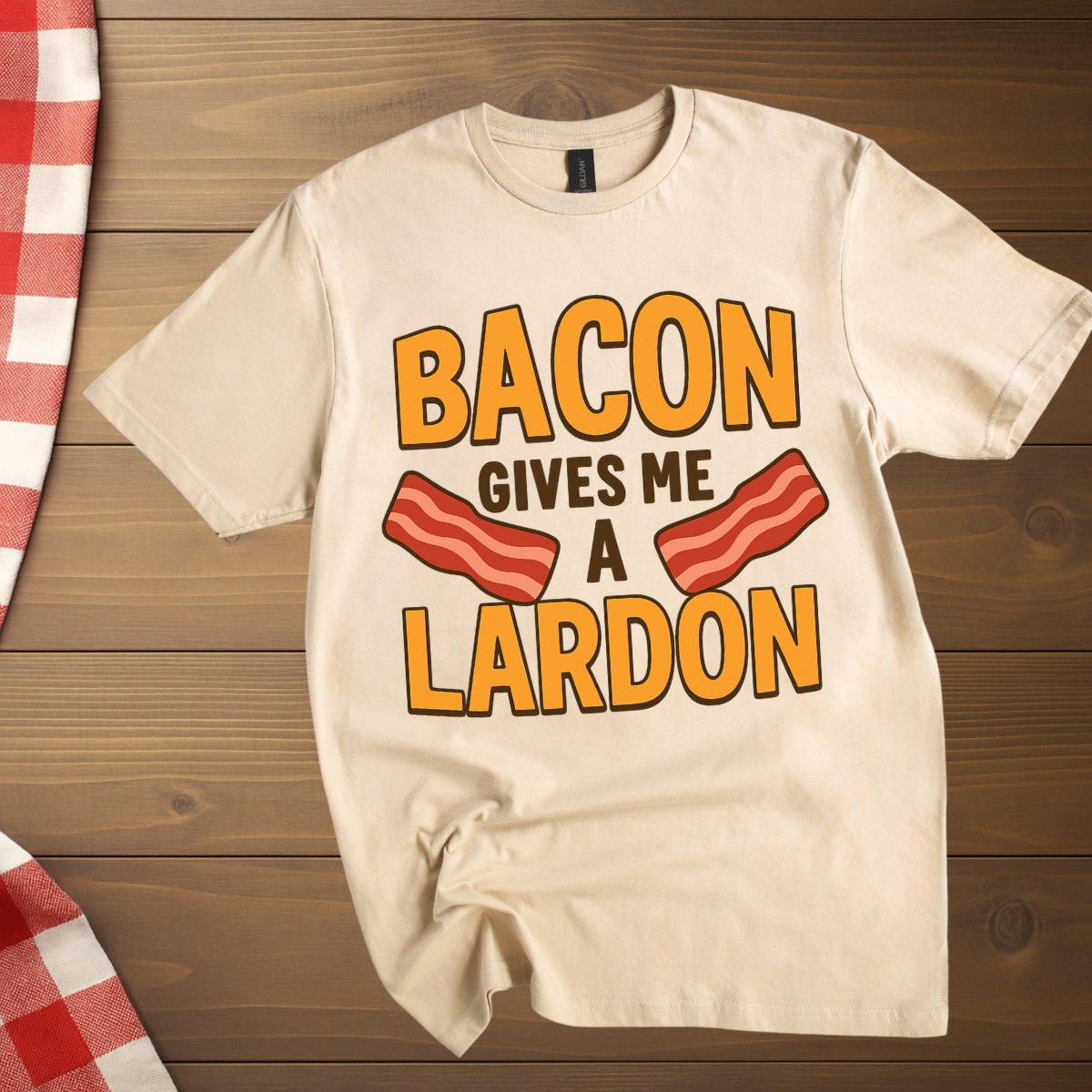 Bacon gives me a Lardon T-Shirt
