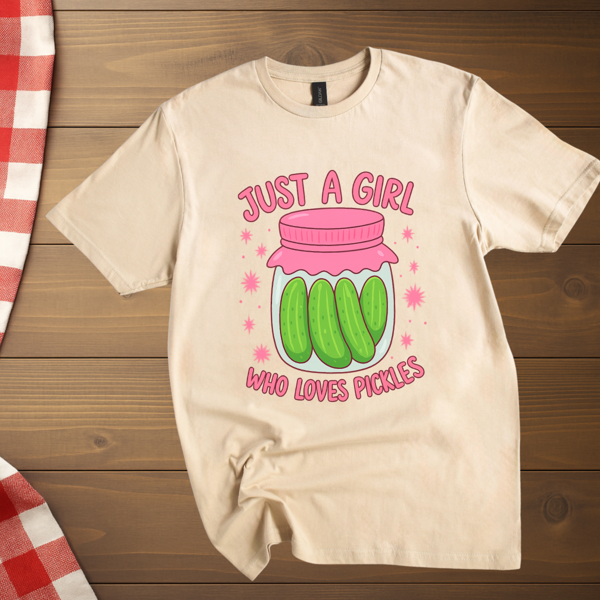 Just a Girl who loves Pickles T-Shirt