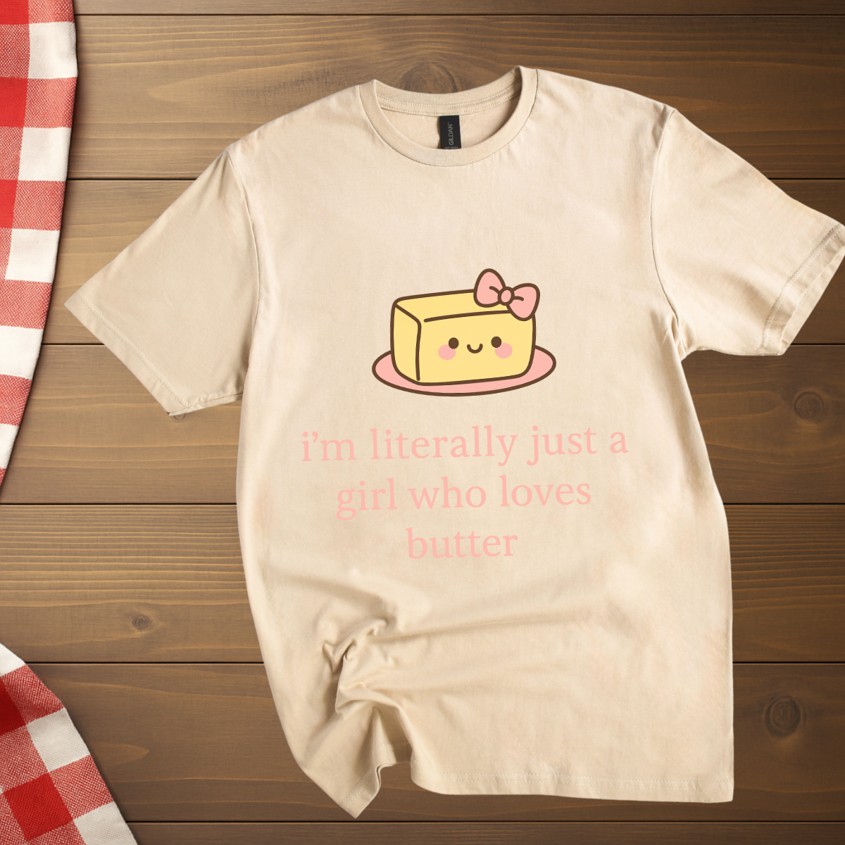 Butter Lover Girl T-Shirt