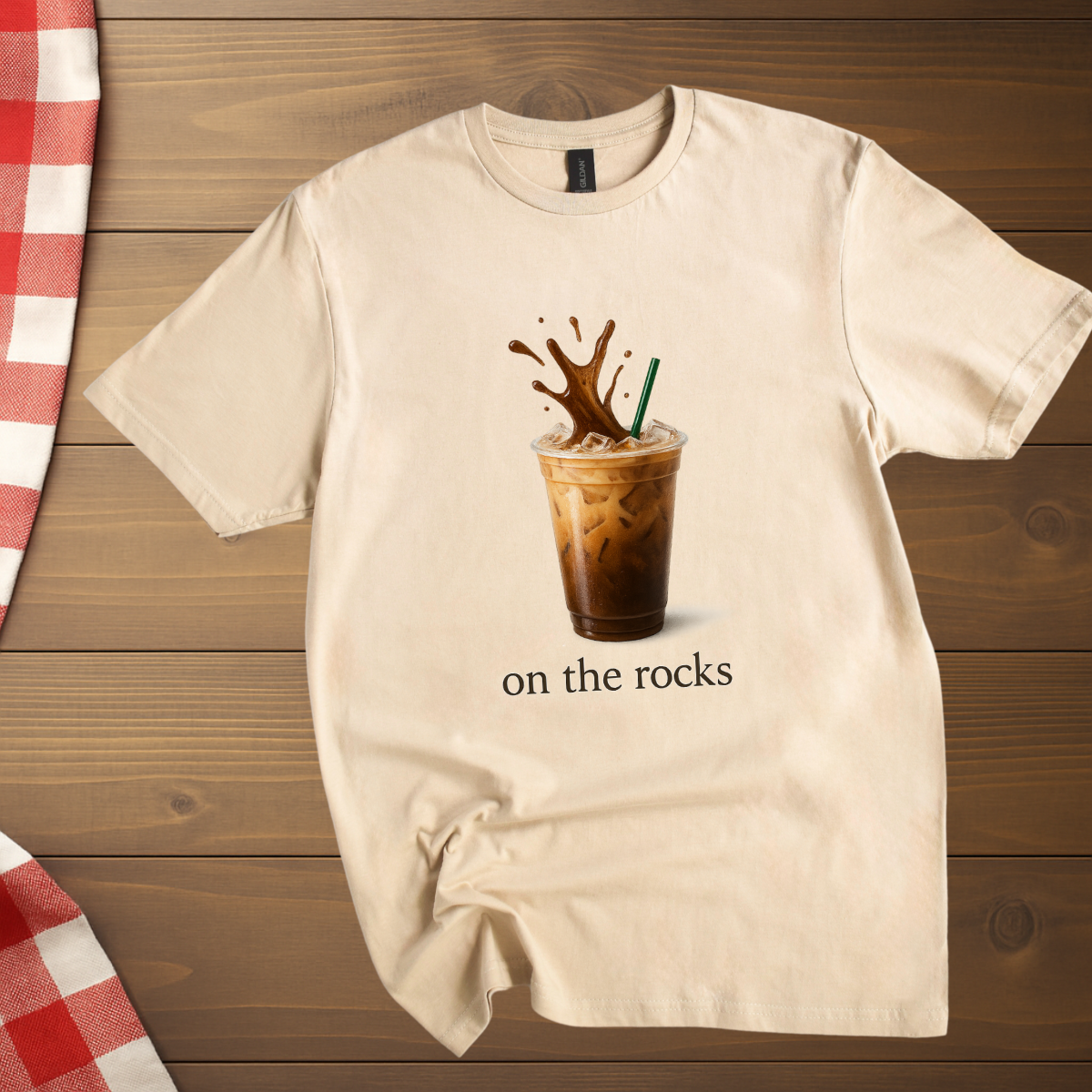 On the Rocks Coffee T-Shirt