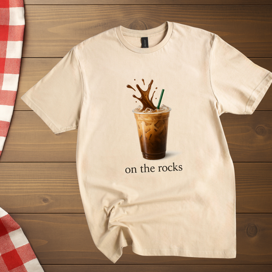 On the Rocks Coffee T-Shirt