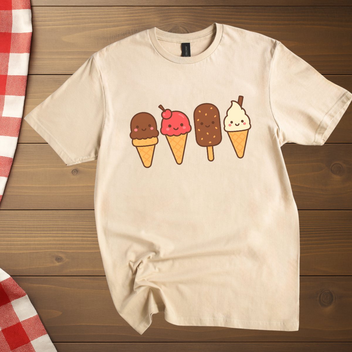 Ice cream Cold Crew T-Shirt