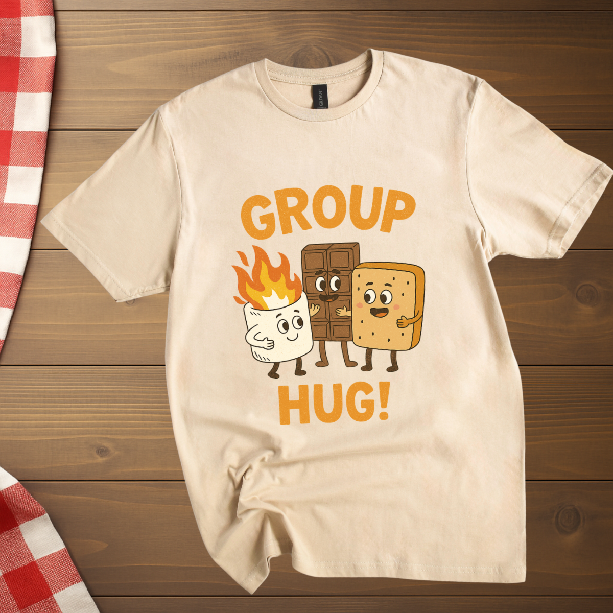 Camping Group Hug T-Shirt
