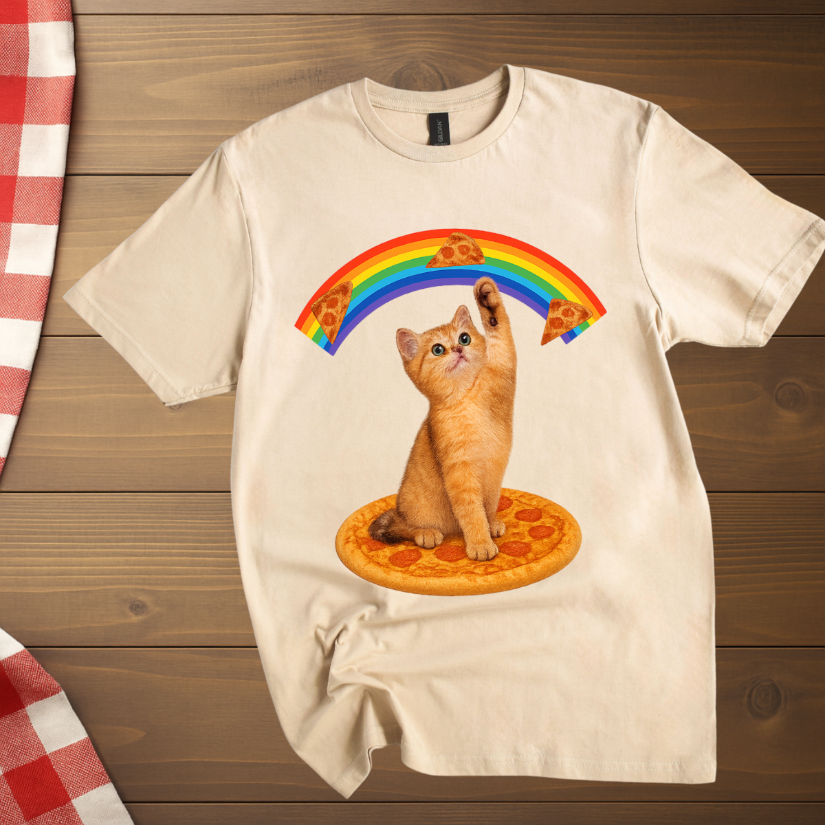 Pizza Rainbow T-Shirt