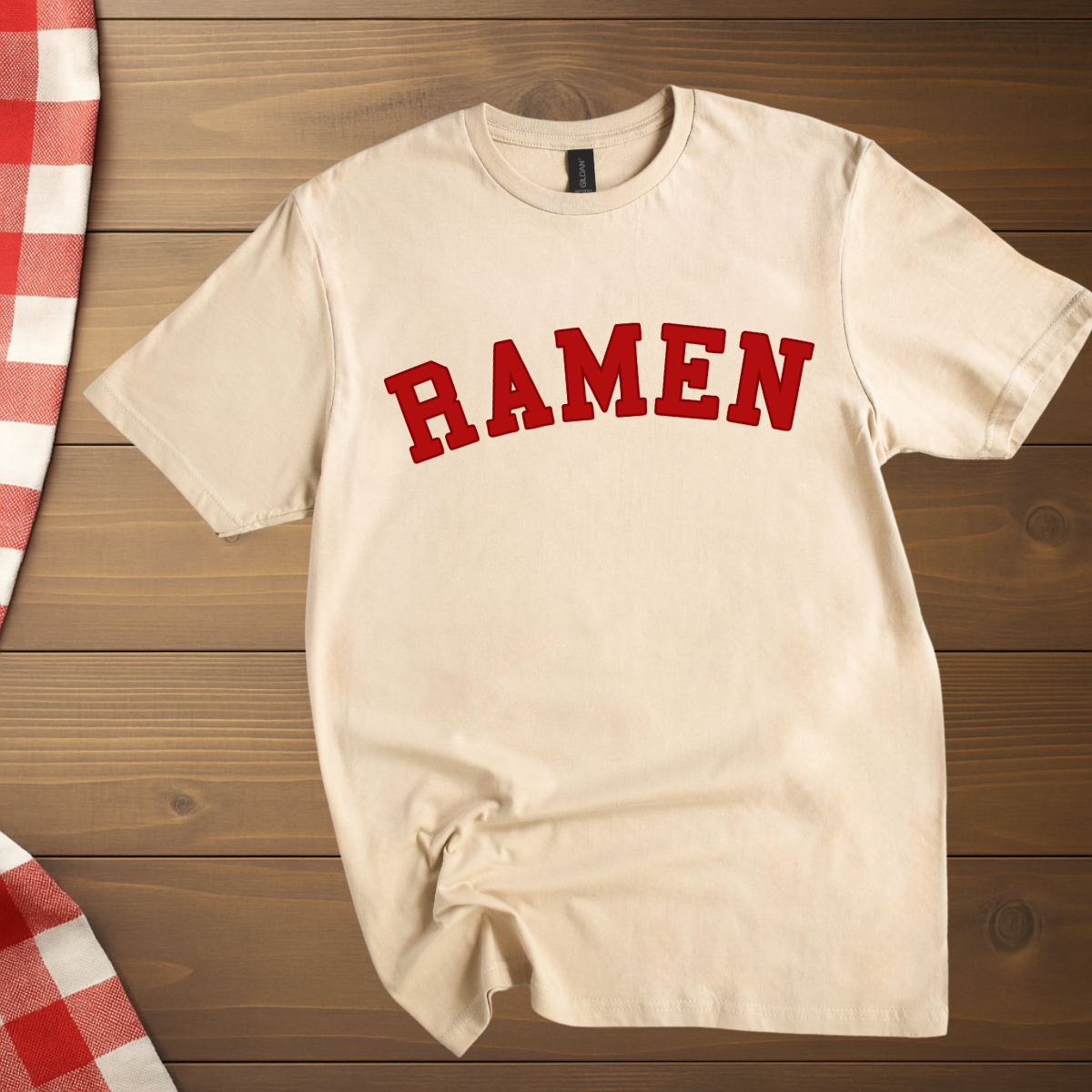 College Style Ramen T-Shirt