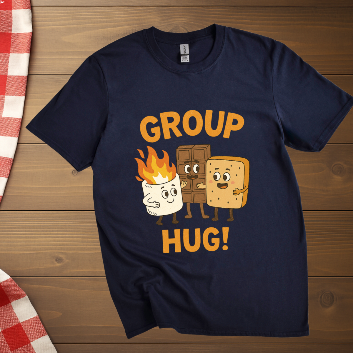 Camping Group Hug T-Shirt