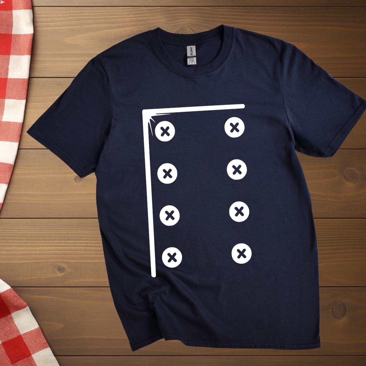 Funny Chef's Button T-Shirt