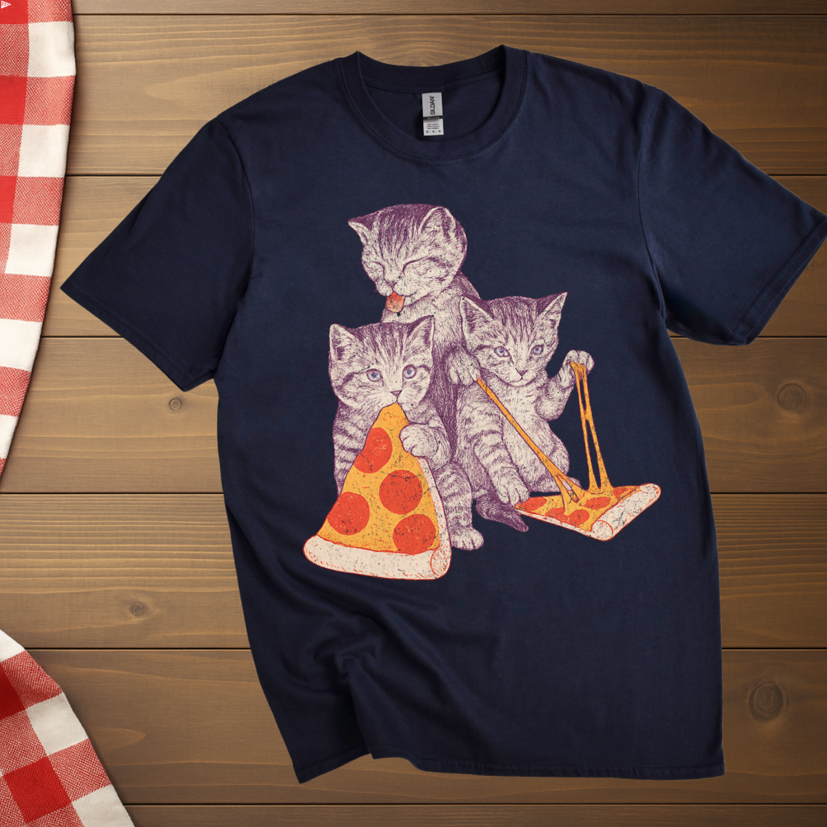 Pizza and kittens T-Shirt