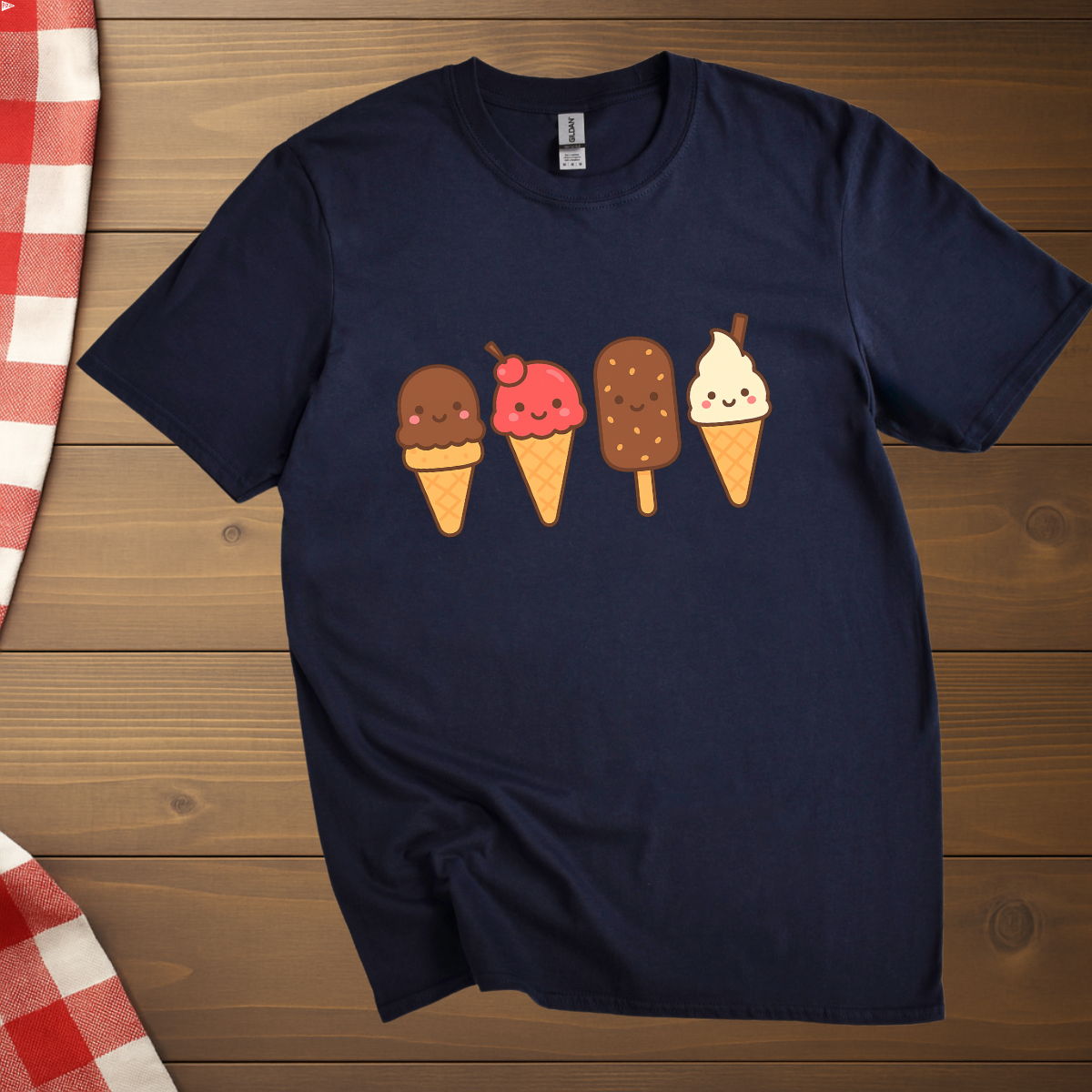 Ice cream Cold Crew T-Shirt