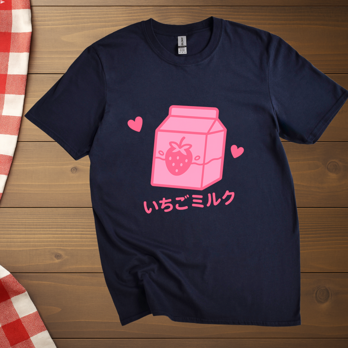 Strawberry milk Japanese themed T-Shirt