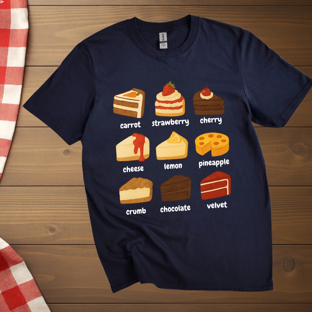 Types of Cake T-Shirt