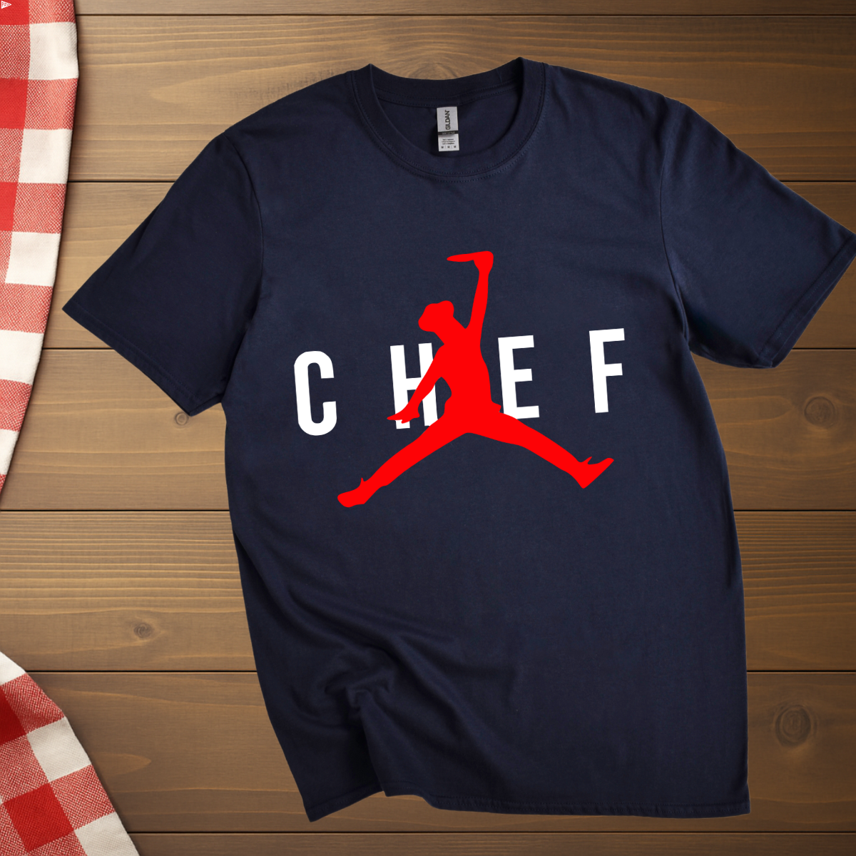 Funny jumping Chef T-Shirt