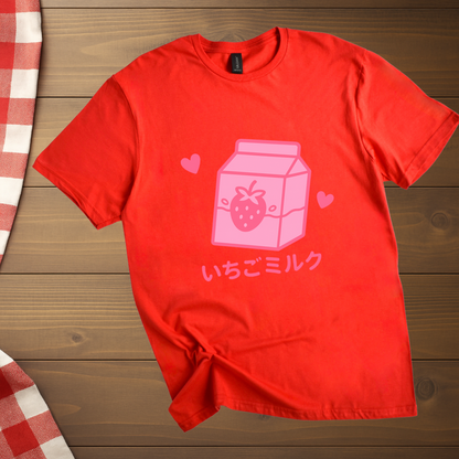 Strawberry milk Japanese themed T-Shirt