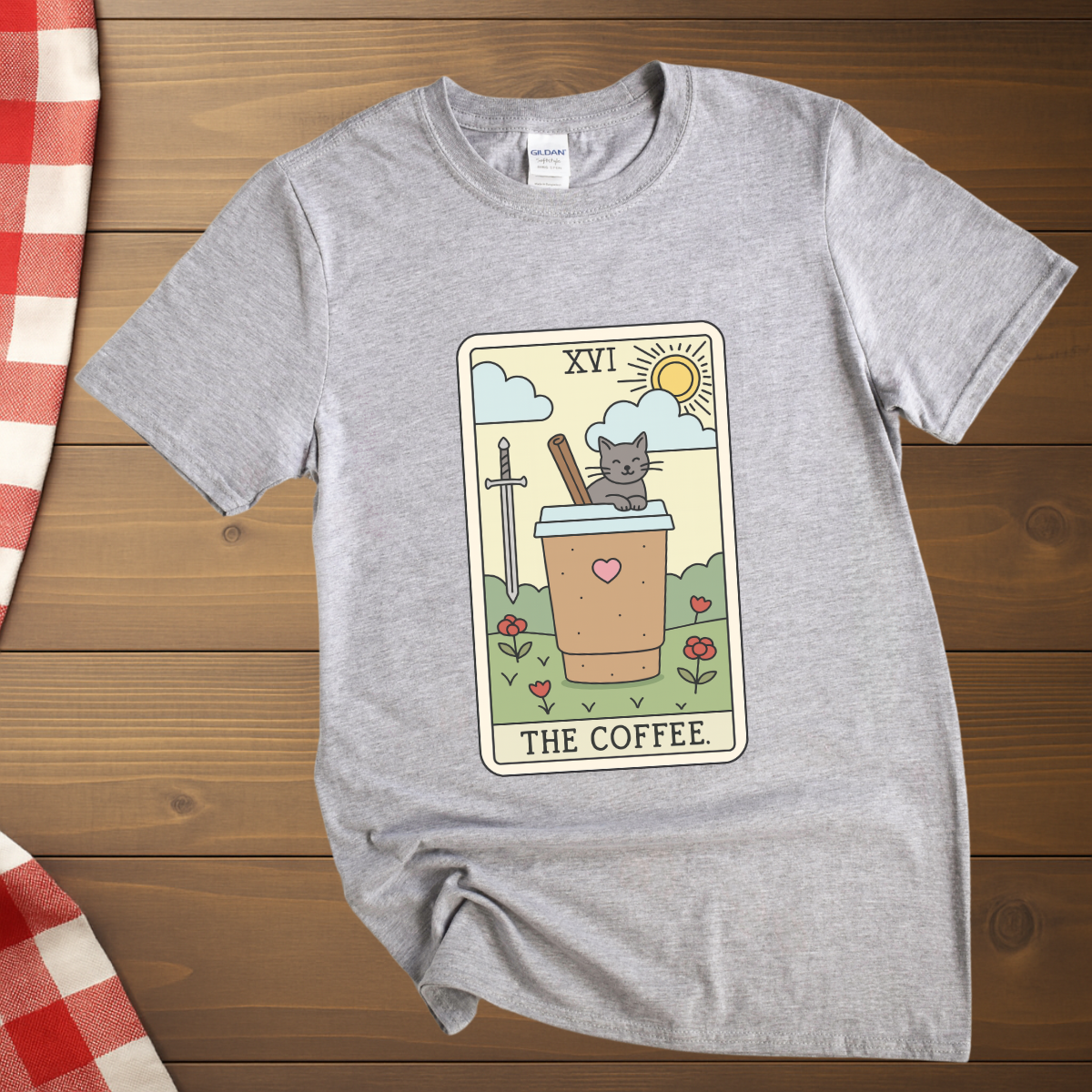 The Coffee Tarot T-Shirt