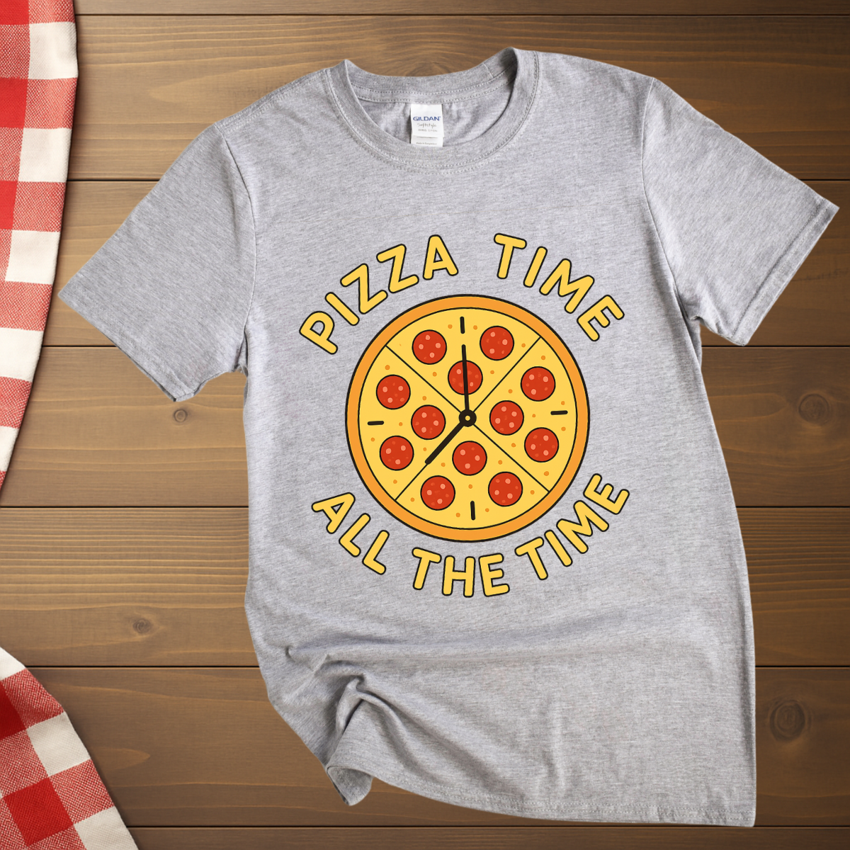 Pizza Time, All the Time! T-Shirt