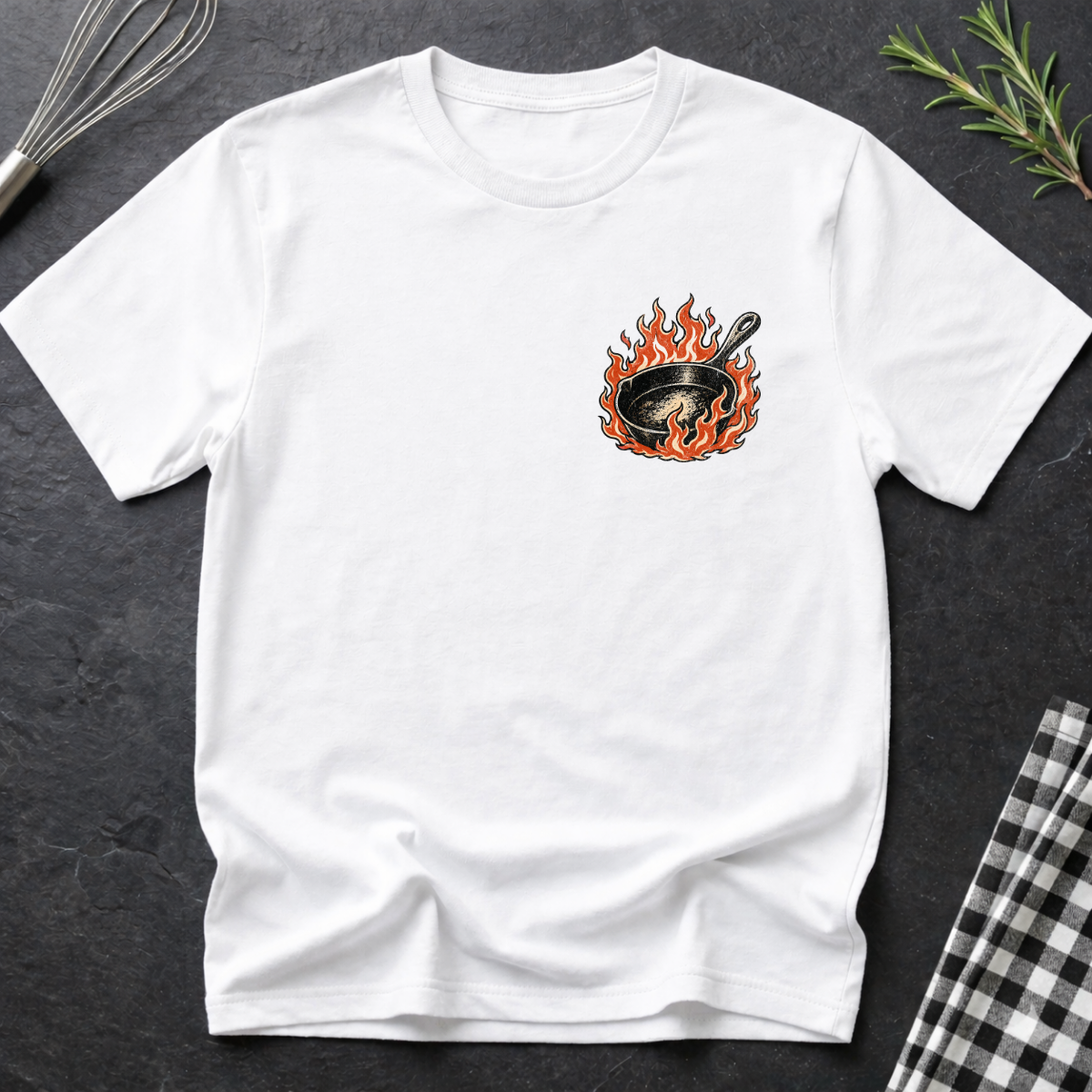 Burning Pan Emblem T-Shirt