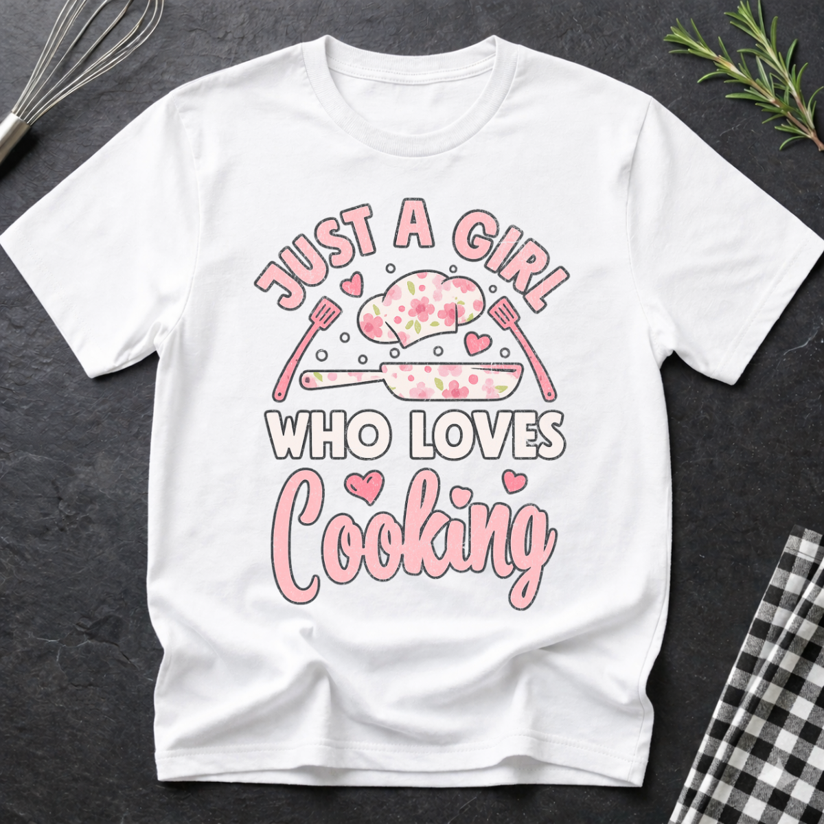 Just a Girl who loves Cooking T-Shirt