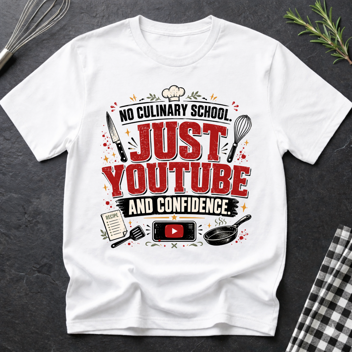 Just Youtube and Confidence T-Shirt
