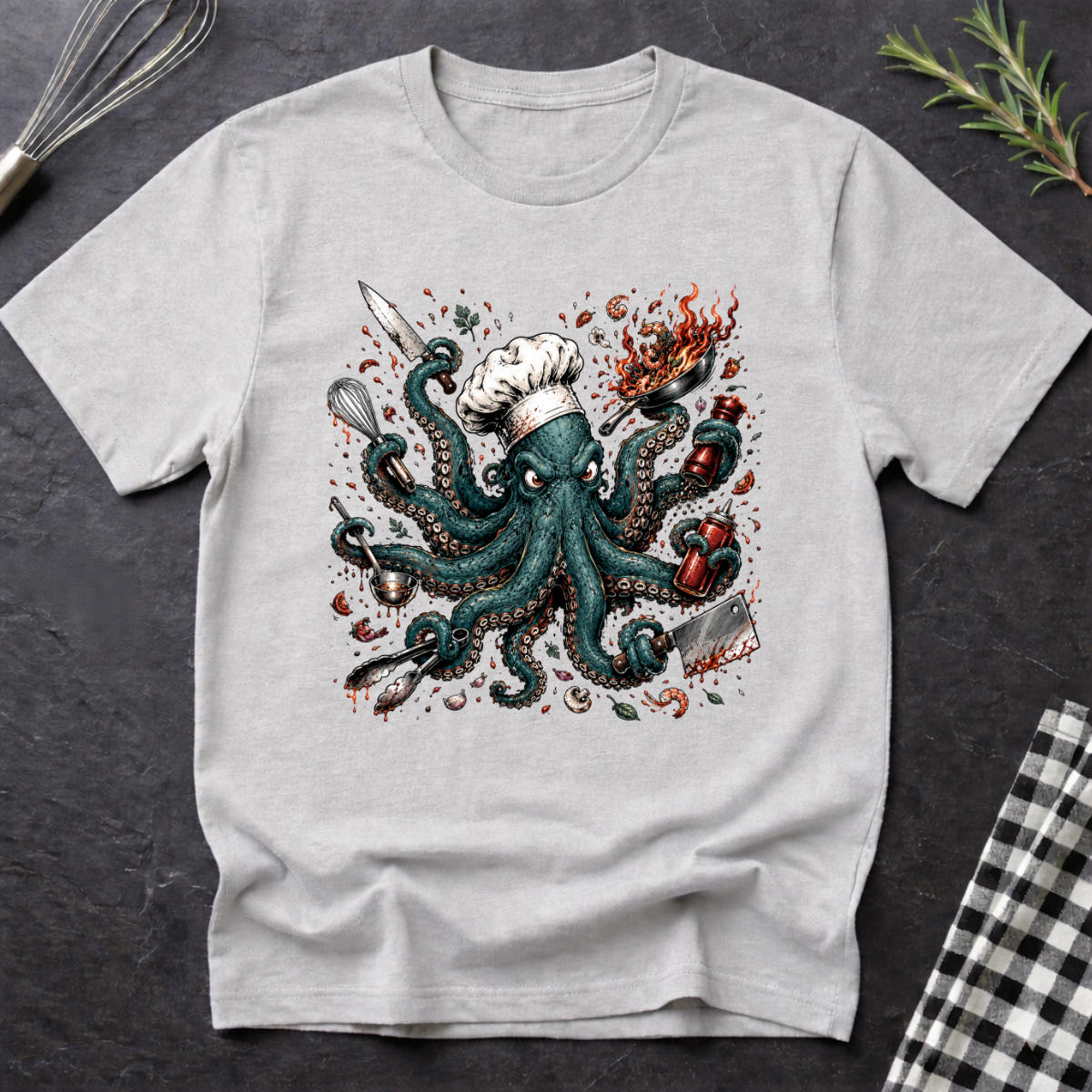 Angry Chaotic Octopus T-Shirt
