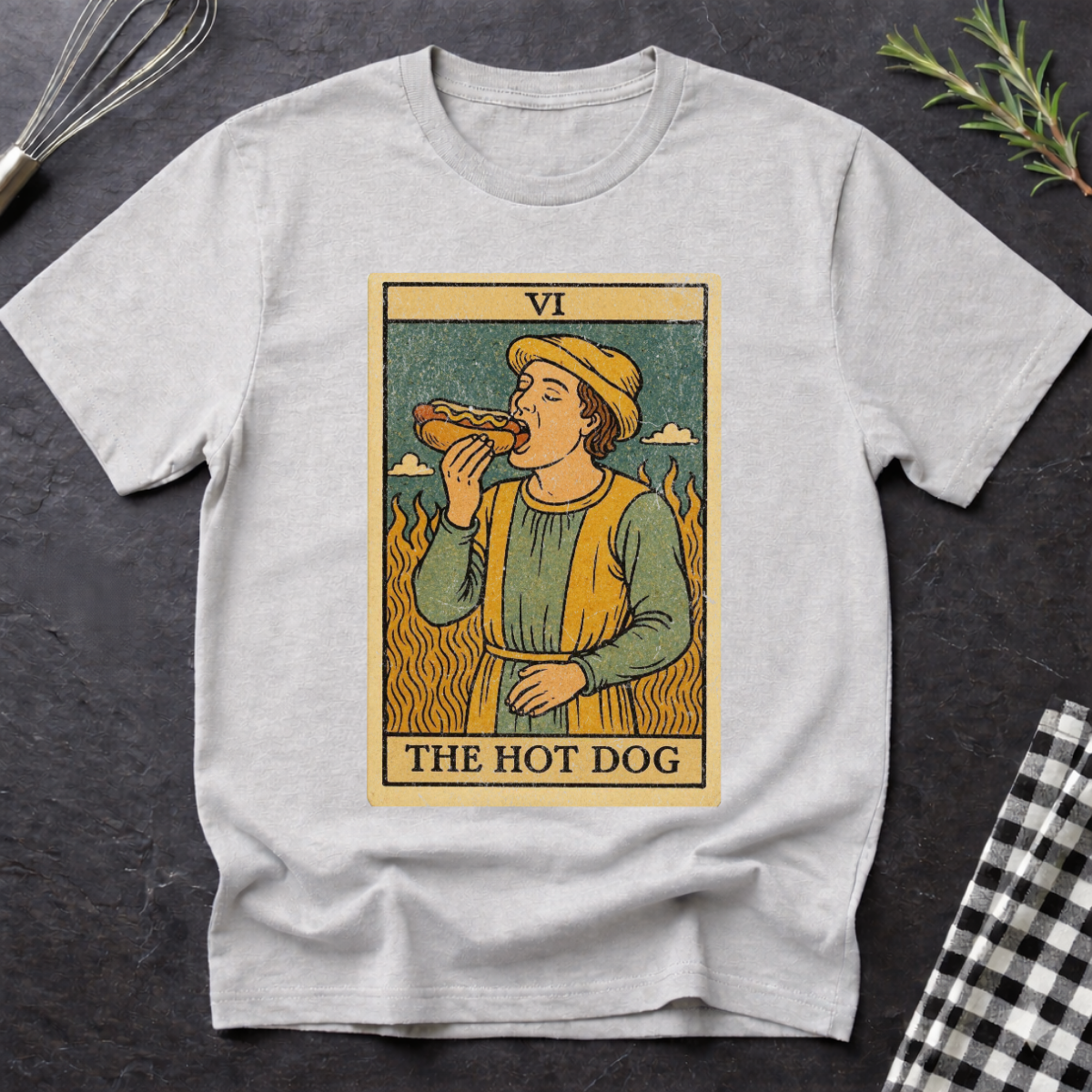 The Hot Dog Tarot Card T-Shirt