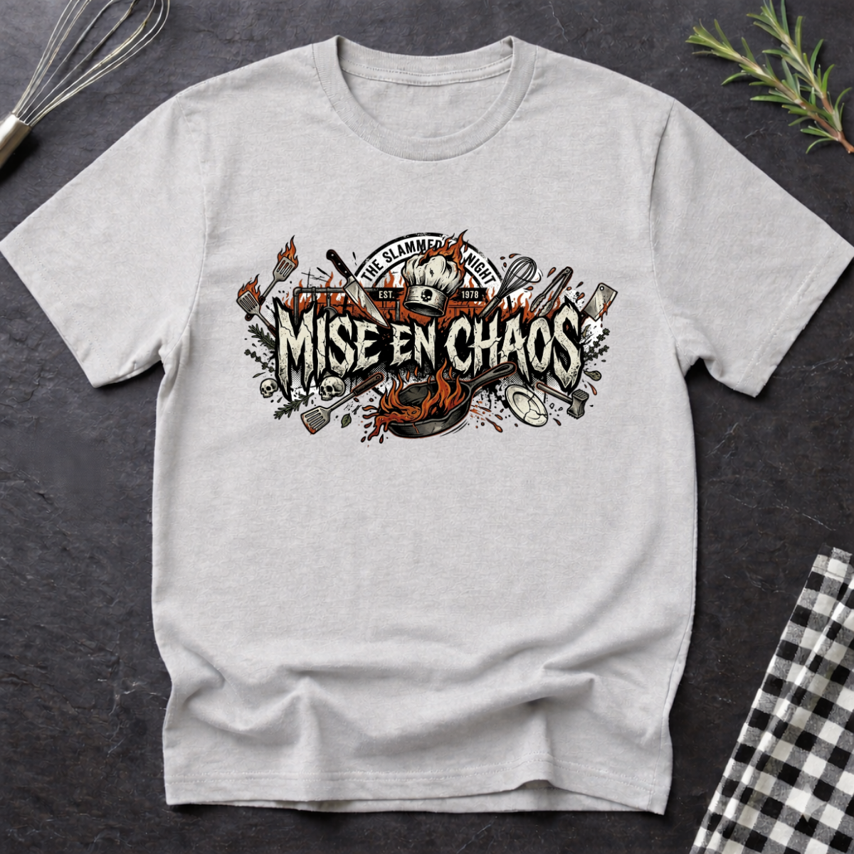 Mise En Chaos Flames T-Shirt