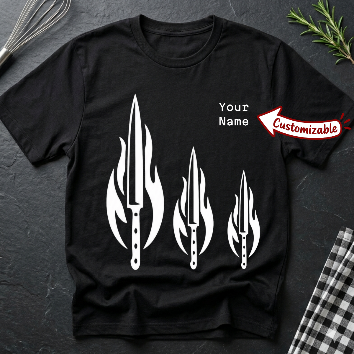 Customizable Chef's Knives T-Shirt