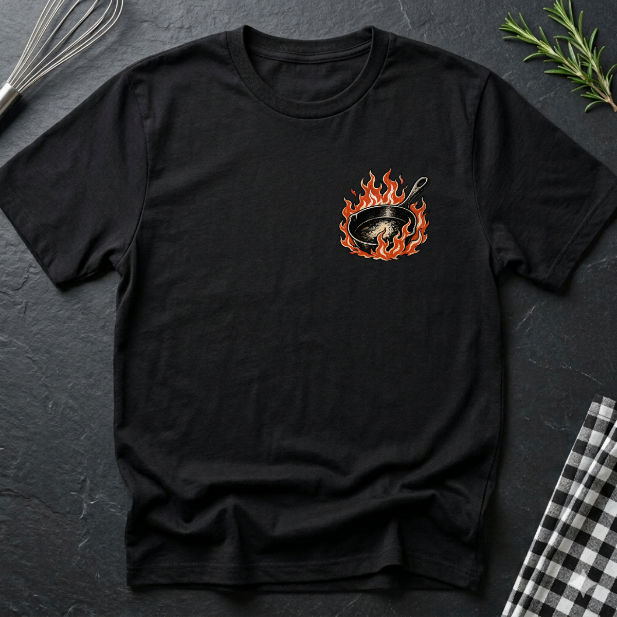 Burning Pan Emblem T-Shirt