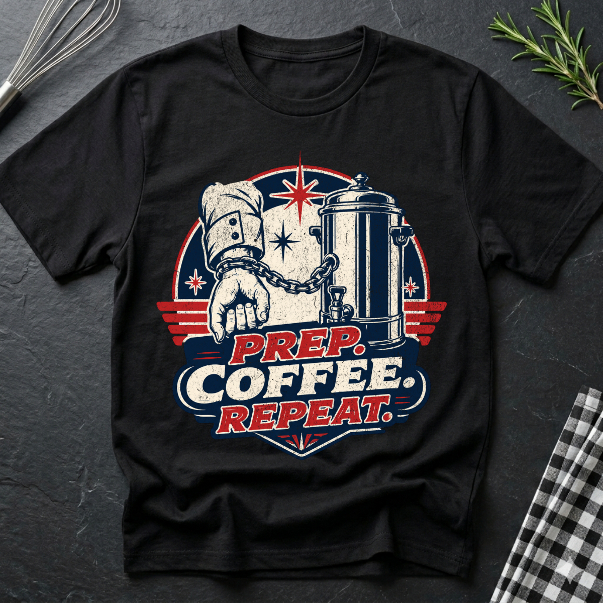 Prep, Coffee, Repeat T-Shirt