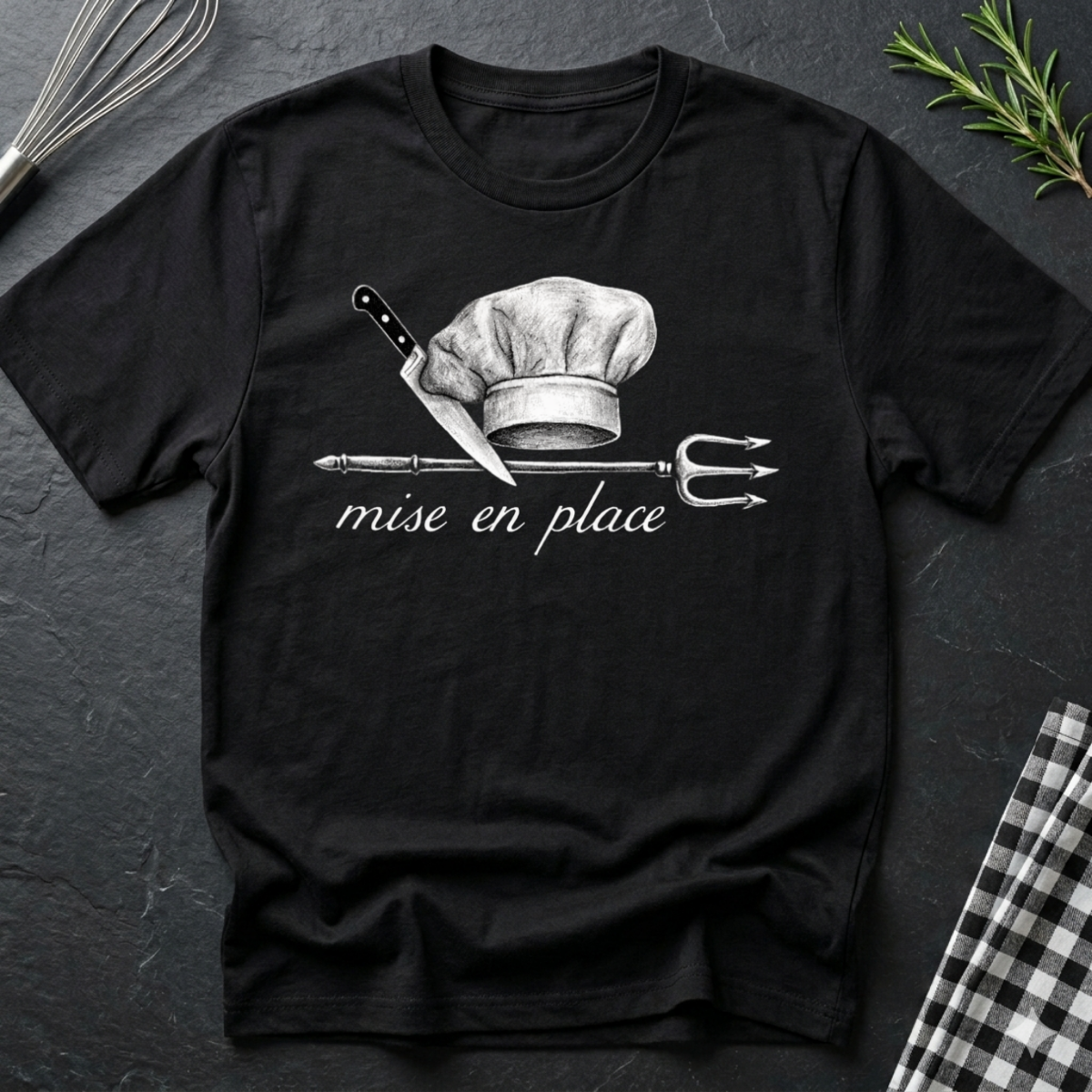 Mise en place Chef Trident T-Shirt